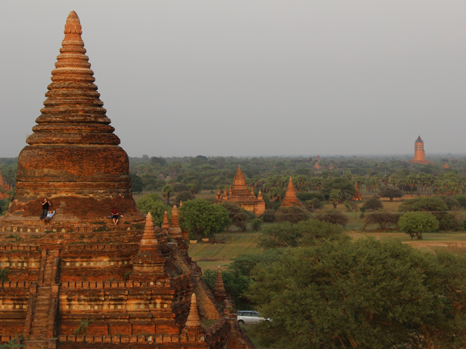 temple sunset-Bagan