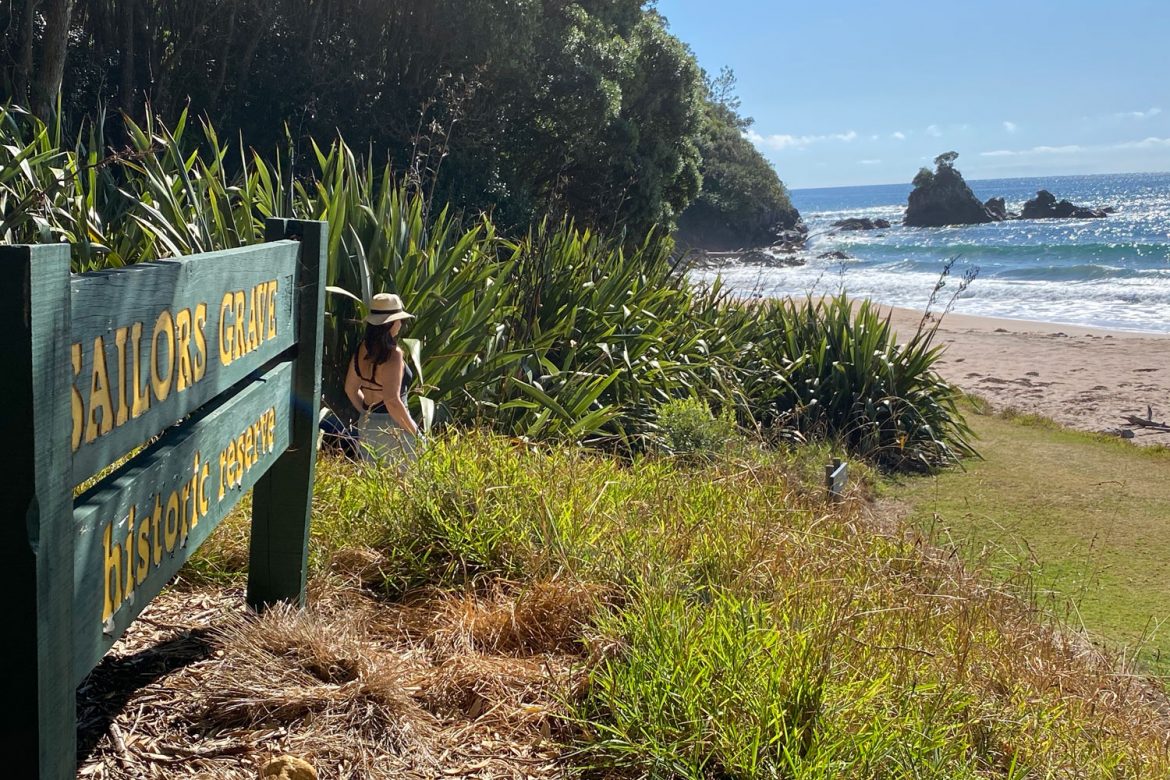 sailors grave Coromandel Peninsula NZ