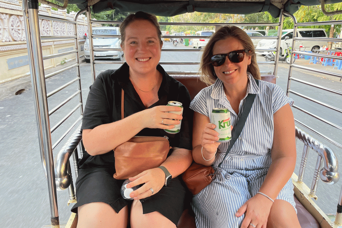 Penny-and-Erin-in-Tuk-Tuk-Phnom-Penh